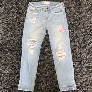Abercrombie kids girls jeans size 12 mom fit